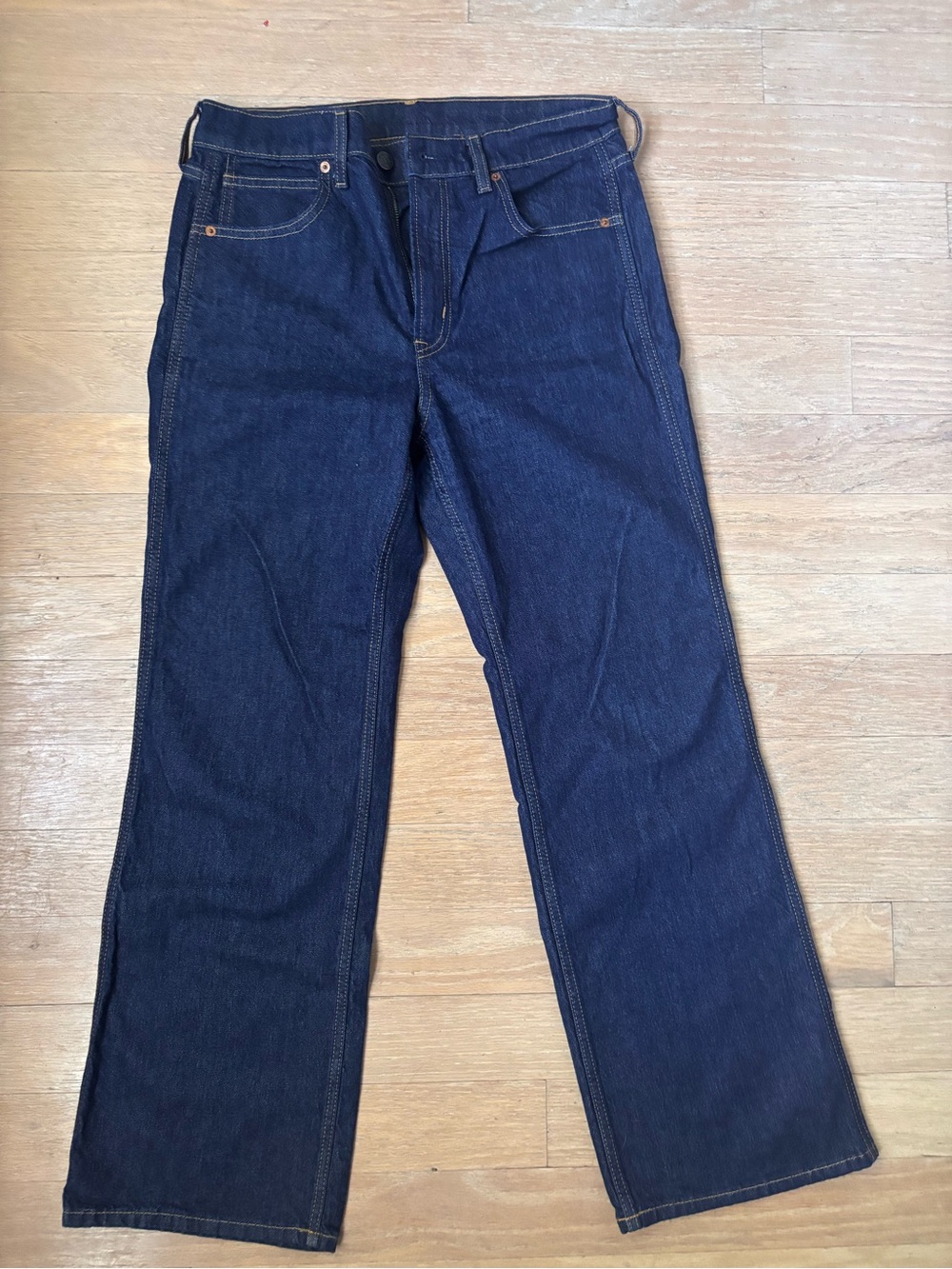 Gap Vintage High-Rise Flare Dark Indigo Jeans